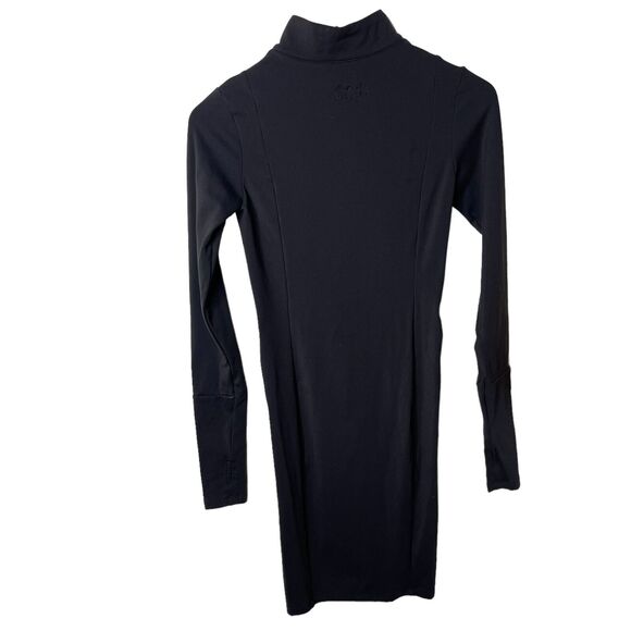Vitality Balance Athletica Tati 1/4 Zip Long Sleeve Dress Bodycon Black Size XS - Picture 7 of 9